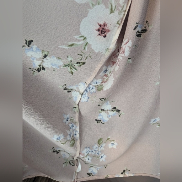 Kimono women's XL in pink simple floral polyester - Picture 6 of 9